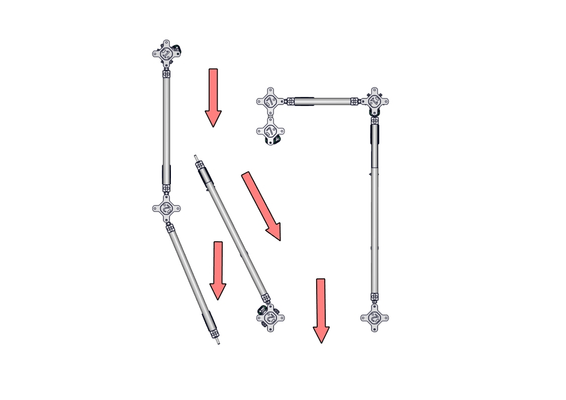 Accessoires et options matériel  - Matériel d'élevage - autre - CHICANE DE CONTENTION COURTE/ANTI-RECUL ANTI-HORAIRE A SCELLER