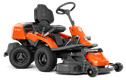Tondeuse autoportée coupe frontale cellules Husqvarna R214TC Comfort Edition
