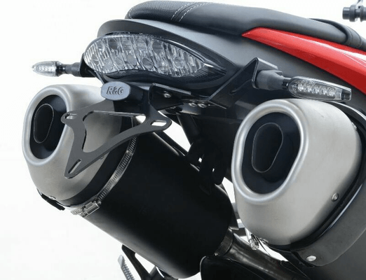 Pièces Quad & Motos - Equipement véhicule - Support de plaque R&G RACING noir Triumph Speed Triple S