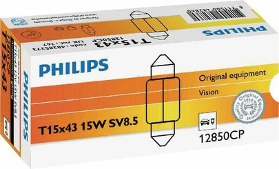 Pièces agricoles - Eclairage - Ampoule T15x43 -12V-15W SV8,5