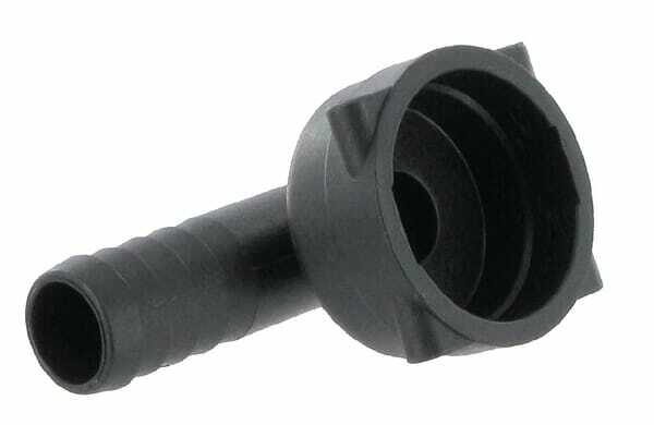 Pièces agricoles - Pièce Pulvérisateur - Raccord de tuyau 90° 20 mm avec connexion femelle T4