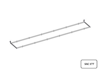 Materiels - Matériel d'élevage - autre - CADRE PORTE-SEAUX NU 6 PLACES 3.02M