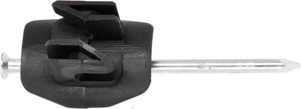 Pièces agricoles - Cloture,Jardin & Sylviculture - Isolateur à clouer noir GM