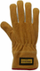 Gants de travail en cuir jaune-blanc taille 10/XL Protect par Kramp