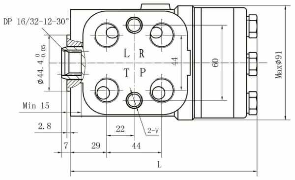 Pièces agricoles - Hydraulique - Orbitrol 50 cm3 gopart