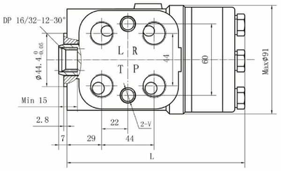 Pièces agricoles - Hydraulique - Orbitrol 50 cm3 gopart