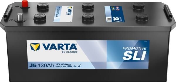 Pièces agricoles - Eclairage - Battery 12V 130Ah 680A J5 VARTA Promotive SLI