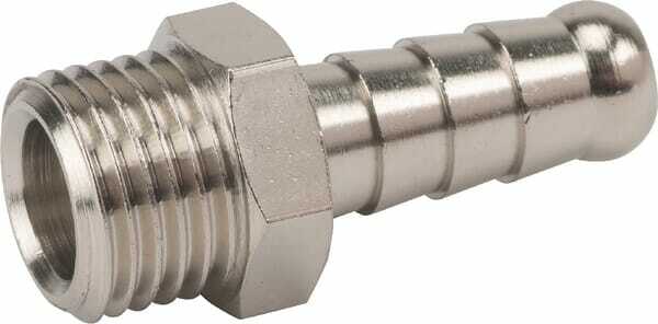 Pièces agricoles - Pièce pneumatique - Embout de tuyau 8 mm x 1/4"