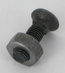 Pièces agricoles - Travail du sol - Boulon charrue a. carré M9x30 + ecrou
