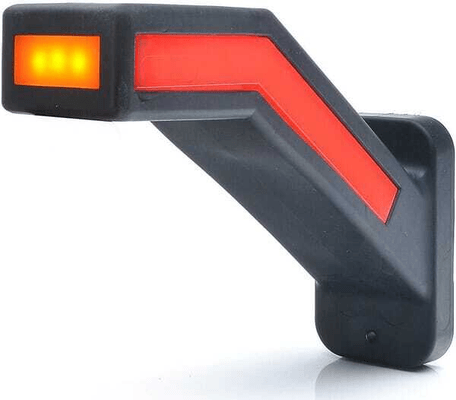 Pièces agricoles - Eclairage - Feu de gabarit gauche LED, 12-24V, 184.9x58x145.5mm, indicateur de direction, Kramp