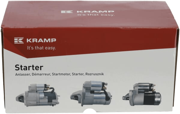 Pièces agricoles - Eclairage - Démarreur 12V, 3.2kW, 9 dents, CW, Kramp