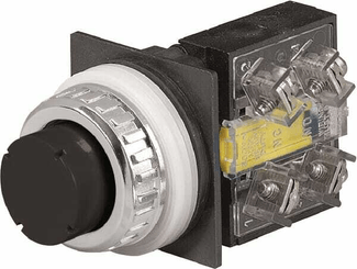 Pièces agricoles - Electricité - Bouton poussoir Relevé(e) noir