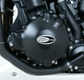 Couvre-carter gauche R&G RACING noir Triumph Speed Triple
