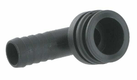 Raccord de tuyau 90° 16 mm avec connexion mâle T4