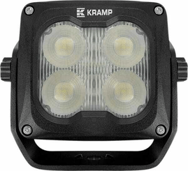 Pièces agricoles - Eclairage - Phare de travail LED, 70W, 6000lm, carrée, 10/45V, blanche, 120x110x72mm, dégivrage par capteur T°,faisceau large, 4 LED's, Kra
