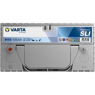 Pièces agricoles - Eclairage - Battery 12V 105Ah 800A H16 VARTA Promotive SLI
