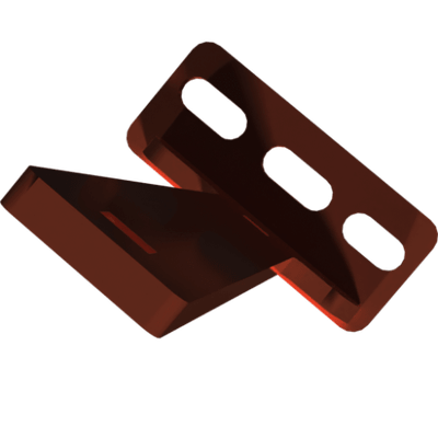 Pièces agricoles - Pièce divers - support de racleur central -peint-