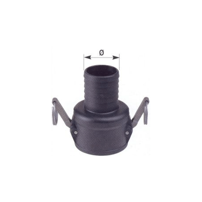 Pièces agricoles - Raccords - 1/2 RACCORD CAME F TUYAU D.60