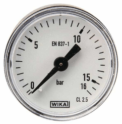 Pièces agricoles - Hydraulique - Manomètre arr. 40mmØ 0-16bar