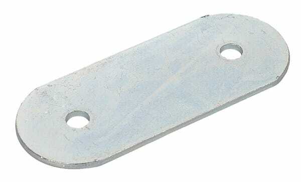 Pièces agricoles - Tracteur pièce origine - Plaque de montage ext. pour poignée d'hayon