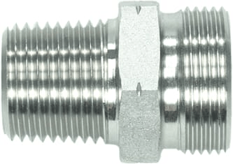 Pièces agricoles - Hydraulique - Raccord à filetage mâle 16S x 1/2" NPT SS