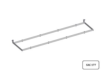 Materiels - Matériel d'élevage - autre - CADRE PORTE-SEAUX NU 4 PLACES 2.12M