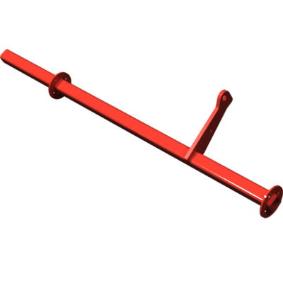 Pièces agricoles - Pièce divers - tube de retenue arrière gauche -peint-