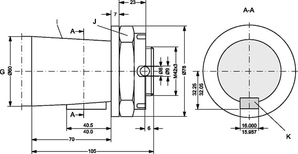 Pièces agricoles - Hydraulique - Roue moteur d’axe Ø50 cylindr