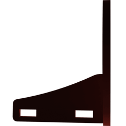 Pièces agricoles - Pièce divers - support droit soudé -peint-