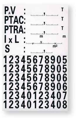 Automobile - Consommables et accessoires auto. - C10PLAQUE TARE PM 130X100 ADH
