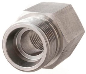 Pièces agricoles - Hydraulique - Raccord à filetage femelle 16S x 1/2" BSP SS