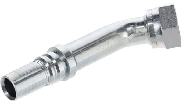Pièces agricoles - Hydraulique - Raccord à sertir 4SH-DN25-1,7/16" ORFS-45°