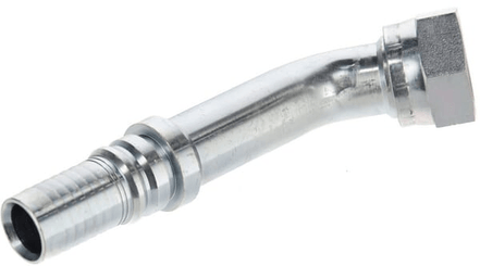 Pièces agricoles - Hydraulique - Raccord à sertir 4SH-DN25-1,7/16" ORFS-45°
