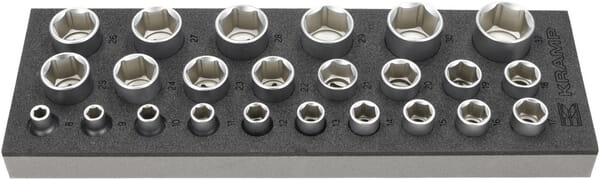 Outils - Outils divers - Jeu de douilles 1/2" 24 pièces