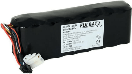 Pièces agricoles - Eclairage - Batterie 25.6V 6 Ah Lithium (LiFePO4)