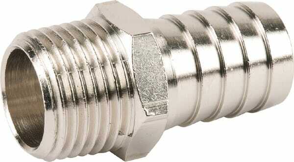 Pièces agricoles - Pièce pneumatique - Embout de tuyau 18 mm x 1/2"