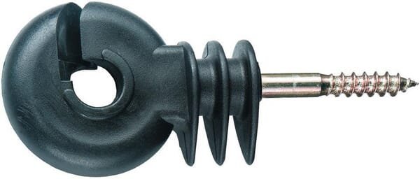 Pièces agricoles - Cloture,Jardin & Sylviculture - Isolateur annulaire noir 6mm