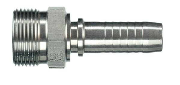 Pièces agricoles - Hydraulique - Raccord DN10-M16x1,5-10L SS