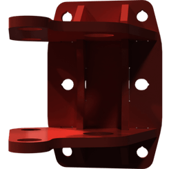 Pièces agricoles - Pièce divers - Support d’arbre RS soudé -peint-