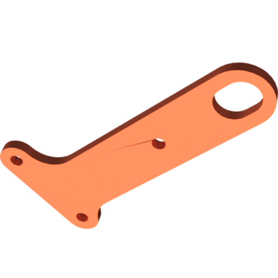 Pièces agricoles - Pièce divers - Support du capteur -peint-