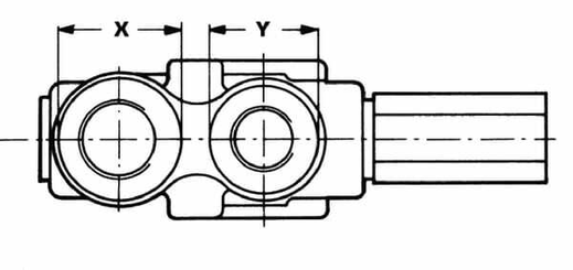 Pièces agricoles - Hydraulique - Valve prioritaire 152B0265 Ext.