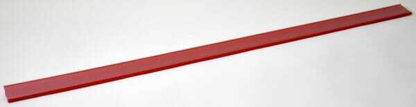 Pièces agricoles - Magasin - Rail porte-étiquettes 985x39 rouge
