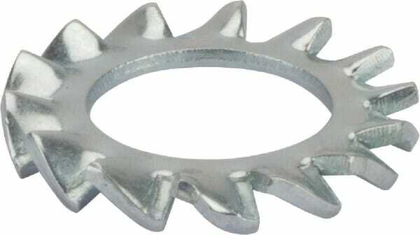 Pièces agricoles - Fasteners - Rondelle frein dentelée M8x15x0,8mm, Acier zingué DIN 6798 Kramp