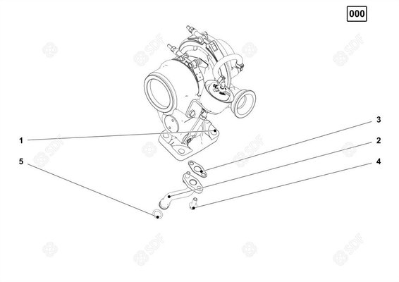 Pièces agricoles - Pieces moteur - turbocompresseur