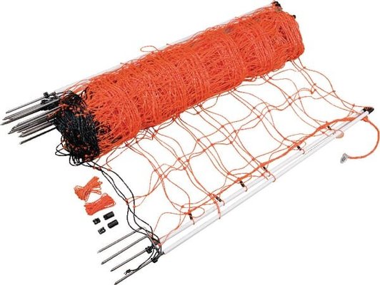 Pièces agricoles - Cloture,Jardin & Sylviculture - Filet pour moutons, orange 90/2-14/Y-50 m