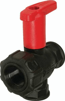 Pièces agricoles - Pièce Pulvérisateur - Vanne boiss.sph. 3/4" 3v.+ral.