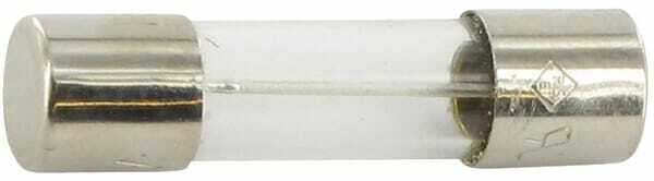 Pièces agricoles - Electricité - Fusible verre 16A longueur 20mm Siba