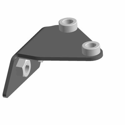 Pièces Quad & Motos - Pièces communes - WELD-MOUNT,MIDGATE,LH,BLK Polaris origine