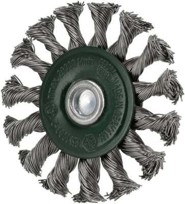 Outils - Outils divers - Brosse métallique pour roues 6 mm 0,5x75 mm acier inoxydable