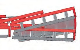 Materiels - Herse de prairie - Herse de prairie 7,20 mètres dents vibrantes - équipements arrières dents étrilles